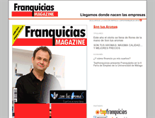 Tablet Screenshot of franquiciasmagazine.es